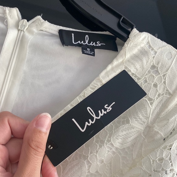 Lulus Cream White Dress Size Small - Picture 4 of 8